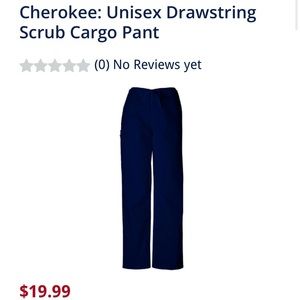 Cherokee workwear navy blue scrub bottoms